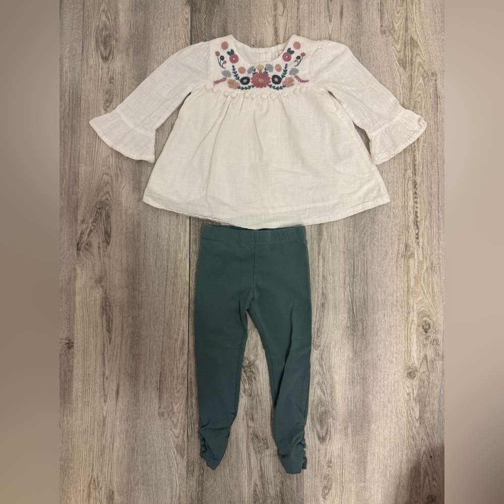 Artisan Ny Kids Matching Set - Cream and Green